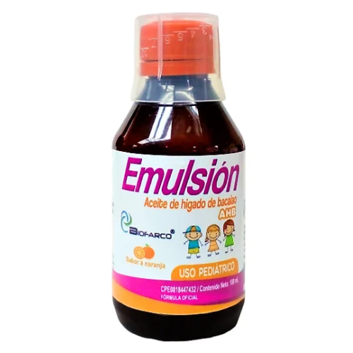 EMULSION ACEITE DE HIGADO DE BACALAO 120ML BIOFARCO